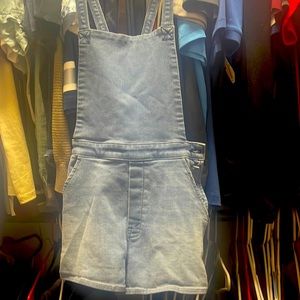 Mother overalls shorts